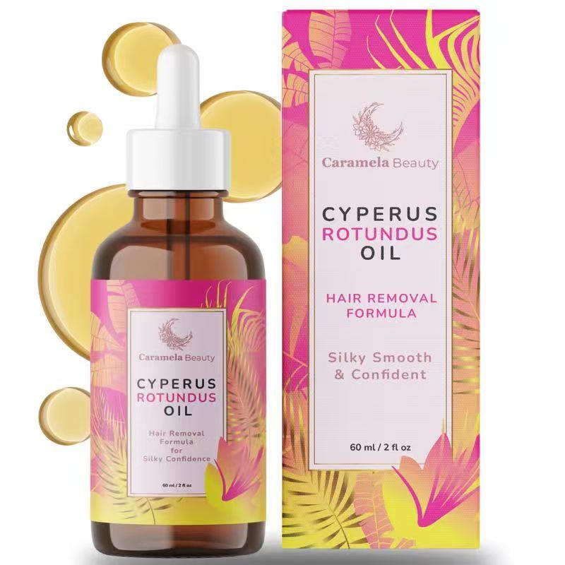 Cyperus Rotundus Oil - 60ml Natural CyperusRotundus Oil For Hair Removal, Moisturizing &Soothing Cyperus Oil For Reducing Body HairGrowth, Hair Removal Oil Ideal for All SkinTypes