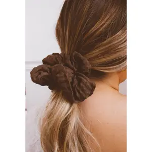 Espresso Jumbo Scrunchie