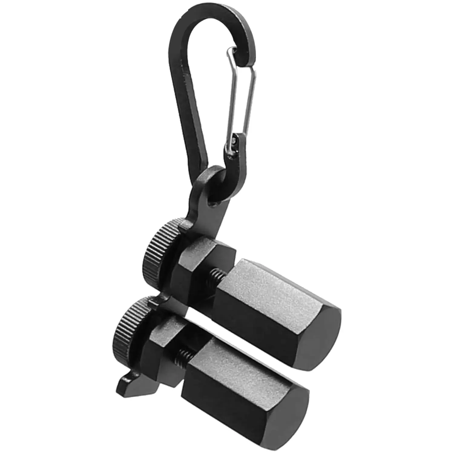 Multifunction Tall Stair Gauges with Carabiner for Carpentry Gauges Supplies Stair Gauge Knobs for Circular  (Black)