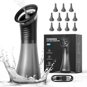 [Fast Shipping] E80 Upgraded 2-in-1 Ear Wax Removal Kit, Ear Cleaner, Ear Cleaning Tool, with Builtin Waste Tank, Rechargeable Water Spray, 4 Pressure Settings - Safe & Effective Ear Canal Irrigation System for Earwax Removal, Ear Wax Remover