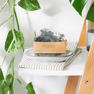 Organic Lemongrass Mint with Activated Charcoal and French Green Clay / Vegan Soap / PALM FREE