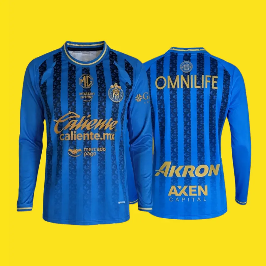 25 26 Chivas de Guadalajara Mexico LIGAMX Third Away Blue Long