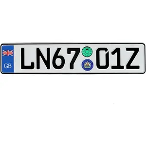 Great Britain Stock Plate - Random Characters