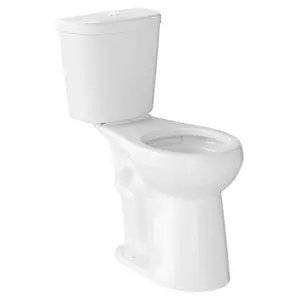 ADA Height 21" Round Toilet Bowl Only – Upgraded Power Flush, Dual Flush Top Button, No Seat, Includes Fill Valve & Flush Valve