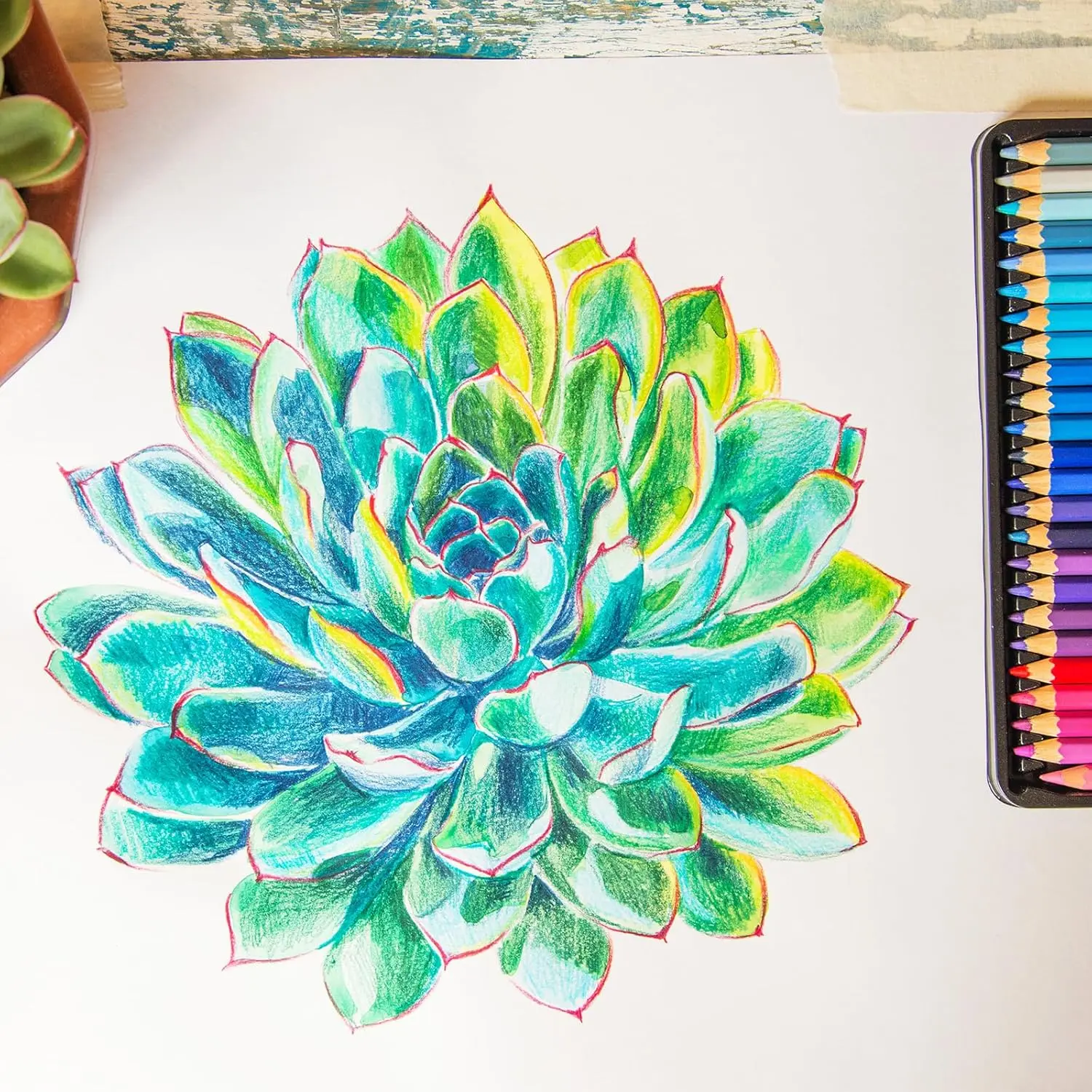 12Pcs Water Soluble Watercolor Pencils for Blending, Coloring, Sketch Drawing, Painting, Black 12Pcs Water Soluble Watercolor Pencils for Blending, Coloring, Sketch Drawing, Painting, Black