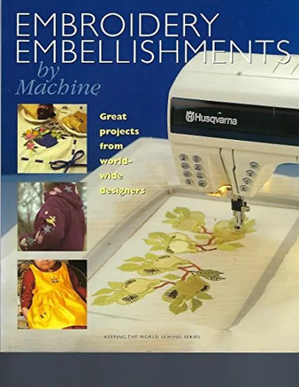 Used Viking Machines Paperback Book - Machine Embroidery Techniques for Manual Sewing Projects