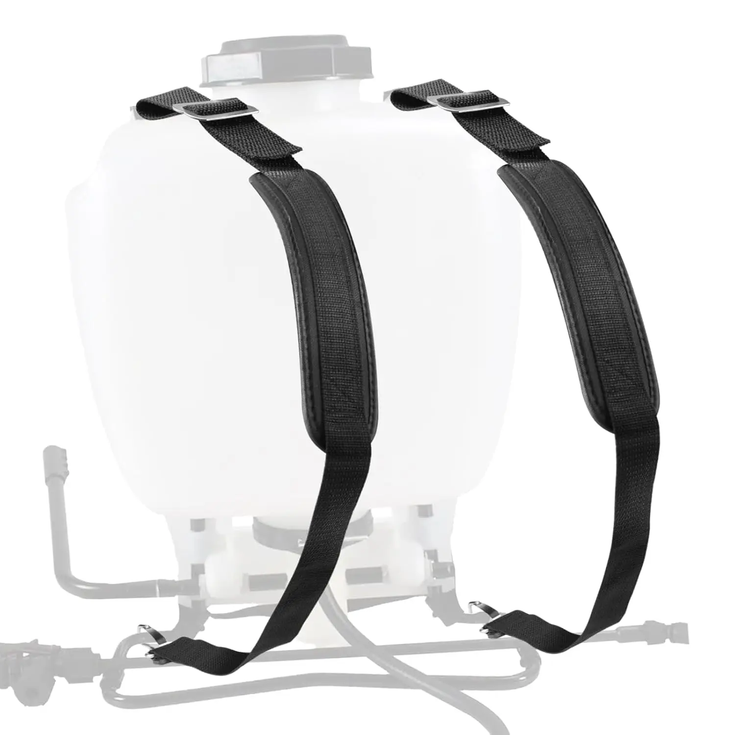 Backpack Sprayer Replacement Straps Padded Shoulder Straps for Sprayer with Alternative Hooks and Accessaries Fit Most Backpack Sprayers Including Chapin 60114, 61800, 63924, 60124 Series and More