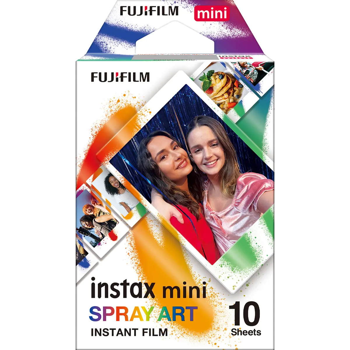 Fujifilm Instax Mini Spray Art Instant Film, 10 Exposures