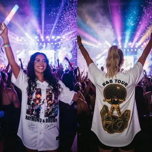The R&B Tour Shirt, Hip Hop Concert Jersey, RnB Fan Apparel, Streetwear Music Shirt baseball jersey, Music Fan Jersey