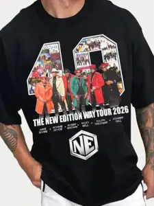 New Edition Way Tour 2026 Unisex Shirt for R&B Music Fans Vintage Tee Gift for Music Lovers Top Womenswear