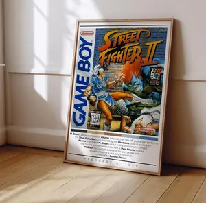 Street Fighter 2 Poster Print | Gaming Poster