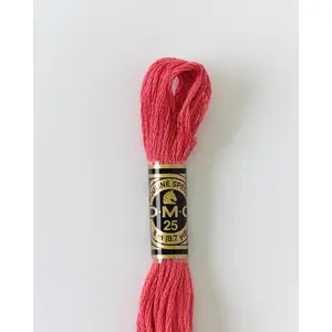 DMC Embroidery Stranded Thread - Six-Strand Embroidery Floss - 3832 - Strawberry