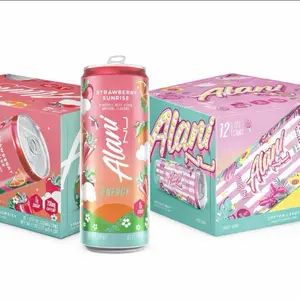 Alani 24 can pack, cotton candy and strawberry sunrise