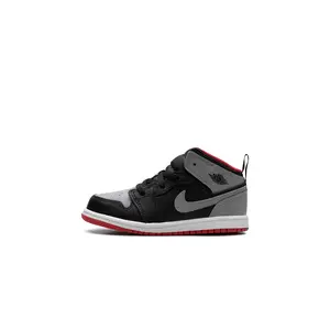 Jordan 1 Mid TD "Black/Cement Grey-fire Red-white" DQ8425 006