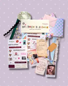 Collage Cluster Kit | Junk Journal Supplies, Ephemera Pack, Tarot Cards, Wax Seals, Sticker Sheet, Art Kit Gift