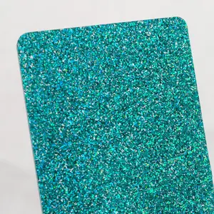 1/8" Aquamarine Glitter Cast Acrylic Sheets