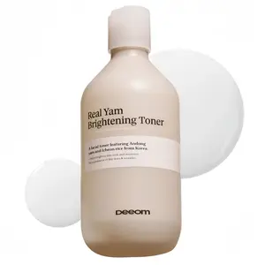 Deeom Yam Brightening & Hydrating Toner - High-Concentration Andong Yam, Rice & NiacinamideFormula, Alcohol-Free, Fades Dark Spots,Moisturizes, Boosts Hydration, Ideal for Dry Skin,Moisturize, Hydrate Glass Glow +Anti-Wrinkle + Intense Winter Nourishment