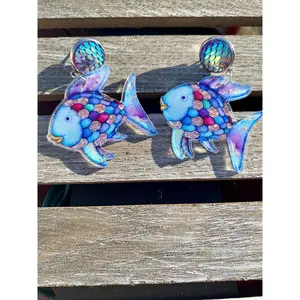 Rainbow Fish Earrings