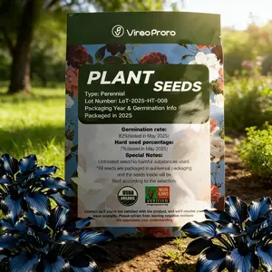 Hosta seeds, perennial shade-tolerant plant, suitable for gardens and patios, non-GMO, easy to maintain