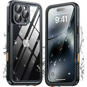 IP68 Waterproof Case For iPhone 16 15 14 13 12 Pro Max Full Body Protective Cover Swim Underwater Diving Magsafe Magnetic Case