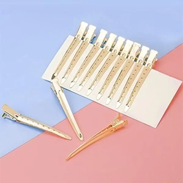 1 Count Hair Clip, Duck Bill Clips, Curl Clips with Holes for Hair Styling, Hair Coloring