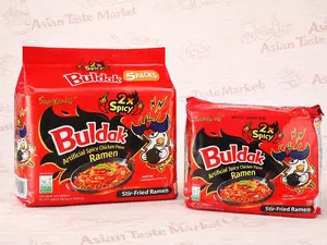 Samyang Buldak 2x Spicy Ramen Hot Chicken Flavor 5pk Halal Certified Korean Instant Noodle 2x Spicy Chicken Flavor Made in Korea