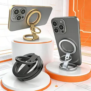 Stand For Tablet Magnetic Ring Phone 4 Sections Double Sided Magnetic Suction 1Pcs Handphone Popsocket Magsafe Holder Double
