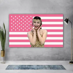 Alysa Liu Pink Flag - Olympic Gold Medalist 2026, Team USA Figure Skating Fan Memorabilia, Historic Champion Comeback Collectible