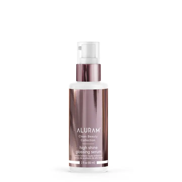 High Shine Glossing Serum - 2 oz | Lightweight Hair Serum with Pomegranate & Pracaxi Oil - Frizz Free, Enhances Shine & Humidity Control - For Medium to Coarse & Color-Treated Hair - Daily Haircare & Hair Styling