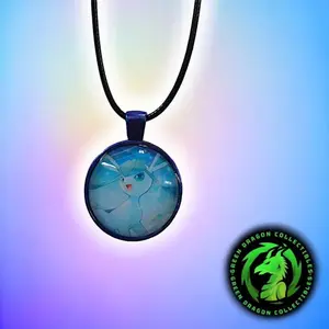 Pokemon Card Necklace - Glaceon