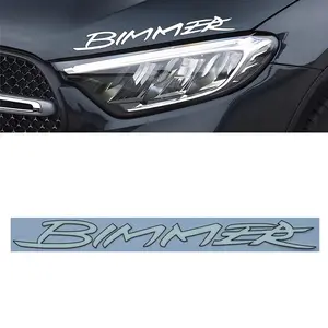 4PCS/SET Car Sticker BIMMER Car Badge Logo Sticker Suitable for BMW E21 E87 E88 F20 E36 E90 E91 E92 E12 E34 E60 F07 F10 Vehicle Decoration Accessories
