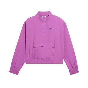 PUMA Womens Essentials Ripstop Jacket Athletic Outerwear Casual - Pink