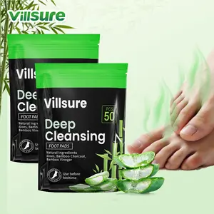 Villsure Foot Odor Eliminator Patches - 2 Packs (100 Pcs) | Value Bundle for Long-Lasting Freshness | Double Supply for Continuous Odor & Moisture Control | Natural Mineral & Herbal Formula | Ideal for Couples or 2-Month Supply