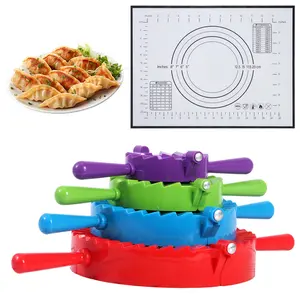 4 pcs Mold Ravioli with a Non-Stick Pastry Mat Designed for Creating Pies, Ravioli, Wonton Dough Press And Restaurant Pastry-Making Tools ﻿