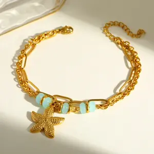 Pulsera Doble  Estrella