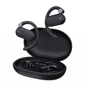 D91 Open Ear Headphones, Bluetooth Earbuds, 60H Playtime, Deep Bass, LED Display Audio Charging Earphones Wireless Chargeable Electronic Headset