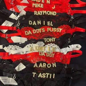 Custom Name Thong Panties for Women - Personalized Panties • Gifts for Boyfriend, Bachelorette Party, Valentines Day Gift  • Sexy Customized Womenswear Cotton Fabric