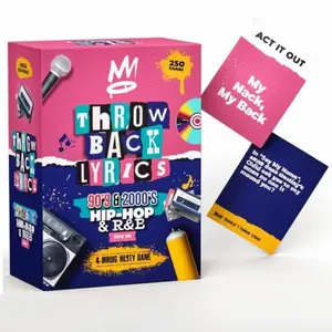 90s & 2000s Hip-Hop & R&b Music Party Game Cards, Adult Entertainment Card Games, Fun Musical Trivia for Parties, Tabletop Games, Perfect Gift for Music Lovers