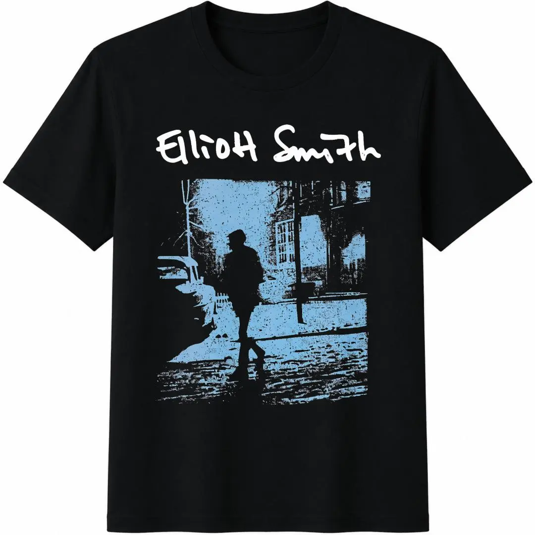 T Shirt Print ,Graphic-Cotton Tees Elliott Smith Unisex T-Shirt - Elliott Smith Shirt - Indie Music Graphic Tee,Y2K,Oversized Shirt
