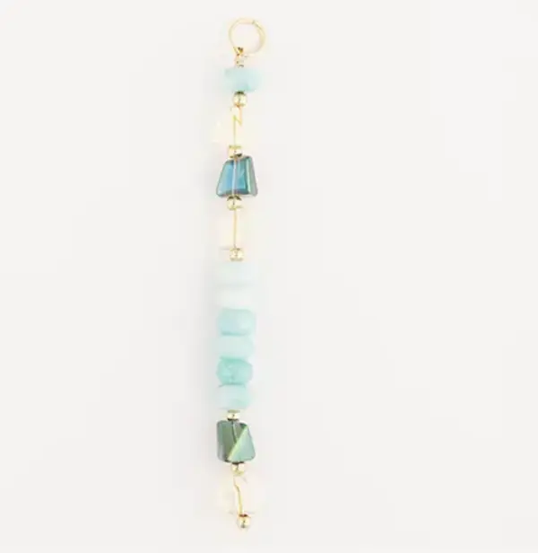 Bag Charm Beaded Tassel