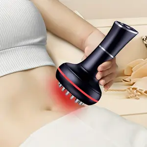 Rechargeable Electric Body Massager with Metal Rollers for Legs, Abdomen, Shoulders & Neck - USB-Powered, 5000mAh Battery, Ergonomic Handle, Compact Design - Perfect Gift for Women, Girlfriends, Moms & Colleagues, Massage Tools