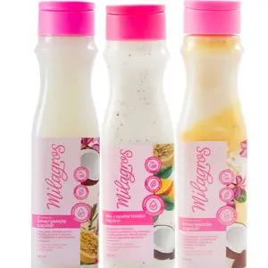 Milagros Shampoo, Tratamiento Emergencia Capilar 450ml - Repairing Formula with Biotin & Keratin for Damaged Hair, Hydrating & Enhancing Elasticity