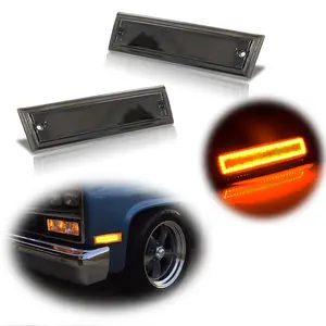 2pcs LED Side Marker lamps Lights For 1981 1982 1983 1984 1985 1986 1987 1988 1989 1990 1991 Chevy GMC Blazer Jimmy Suburban C/K C2500 K2500,Replace OEM GM2550115, GM2551107
