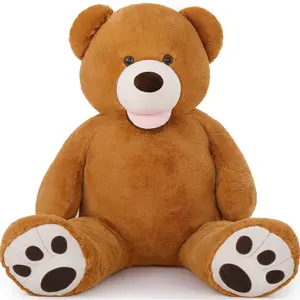 Giant Teddy Bear Plush 5 Feet, Large Teddy Bears Stuffed Animals for Girlfriend Boyfriend, 5 Foot Life Size Bear Gifts for Baby Shower, Birthday