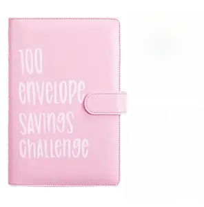100 Envelope Money Saving Challenge, 100 Envelope Challenge File Folder, Save Challenge Budget File Folder, Cash Envelope with Cash, Suitable for Offices, Homes, Schools