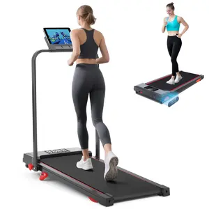 2.5HP Low Noise 3 in 1 Treadmill - Under Desk Walking Pad with Handle Bar, Incline & Hiking Mode, Remote Control LED Display for Home Office
