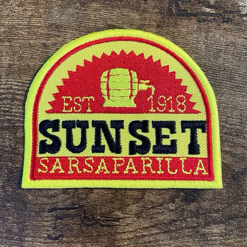 Fallout New Vegas Inspired Design Embroidery Patch - 3.15in x 3.85in Iron-On/Sew-On Heat Transfer Applique for Textiles & Sewing Supplies