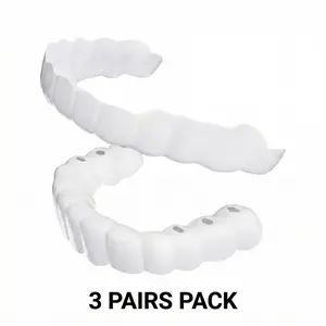 [3PC]Instant Smile Cover Snap On Veneers - Shape Your Teeth - Non-Medical Aesthetic Teething Kit - Instant concealer for gaps and missing teeth, non-medical aesthetic teething kit, whitens teeth, creates a perfect smile (New in 2026)