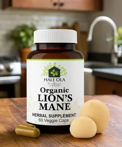 Lion’s Mane Mushroom Capsules – Brain Function, Memory & Nerve Support, Non-GMO & Kosher Certified – 60 Capsules for Cognitive Health