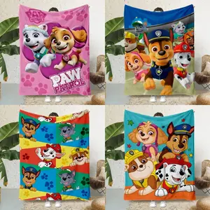 Hot Animation Patrols Printed Blanket Picnic Blankets Warm Blanket Soft And Comfortable PAWs Blanket Home Travel Birthday Gift
